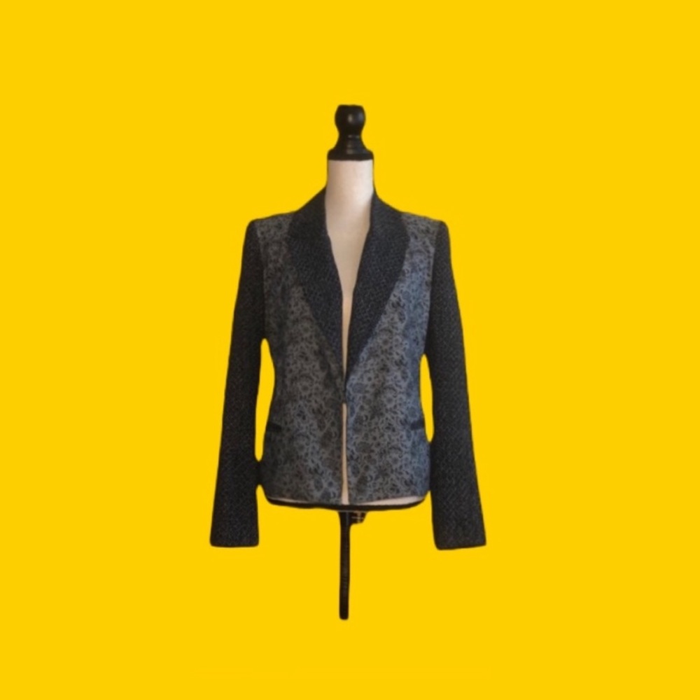 🟠 LAVEER 🟠 multi-pattern blazer w/three pockets